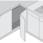 BISAGRA BLUM 79T8530 RINCONERA PUERTAS PLEGABLES 35MM