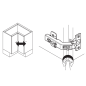 BISAGRA BLUM 79T8530 RINCONERA PUERTAS PLEGABLES 35MM