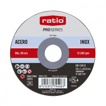 DISCO CORTE INOX. METAL PROSERIES