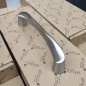 JUEGO 2 MANILLONES NIQUELADOS CEPILLADOS 28CM