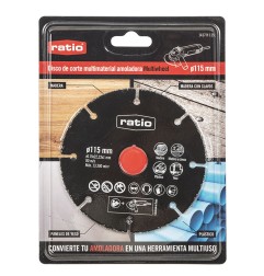 DISCO MULTIWHEEL DE CARBURO 115MM RATIO