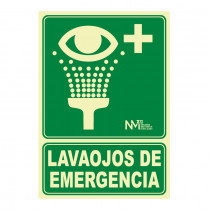 SEÑAL LAVAOJOS DE EMERGENCIA