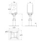 SOPORTE 357 70X116MM ACERO BRICOMATADO SOPORTE 357 70X116MM ACERO BRICOMATADO