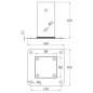 SOPORTE 358 92MM ACERO ZINCADO SOPORTE 358 92MM ACERO ZINCADO
