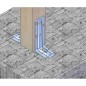 SOPORTE 350 270X66X200MM ACERO BRICOMATADO SOPORTE 350 270X66X200MM ACERO BRICOMATADO
