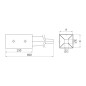 SOPORTE 359 72MM ACERO BRICOMATADO SOPORTE 359 72MM ACERO BRICOMATADO