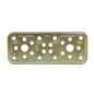 PLACA 500 200X50MM ACERO BRICOMATADO