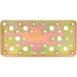 PLACA 502 185X90MM ACERO BRICOMATADO