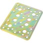 PLACA 504 120X100MM ACERO BRICOMATADO
