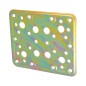 PLACA 504 120X100MM ACERO BRICOMATADO