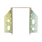 SOPORTE 353 80X82X122MM ACERO BRICOMATADO