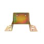 SOPORTE 353 100X82X141MM ACERO BRICOMATADO