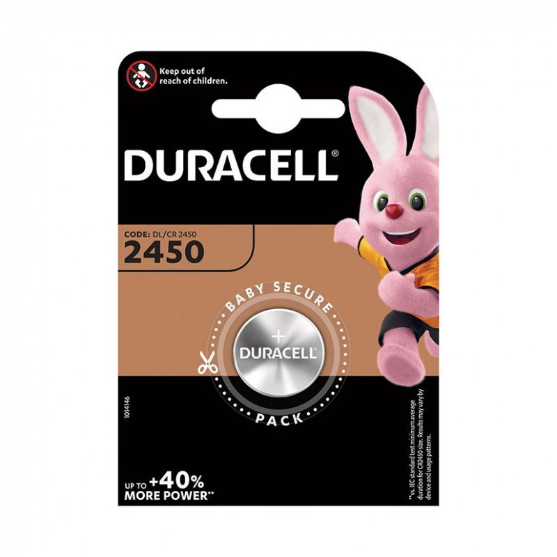 PILA LITIO BOTON DL 2450 3V DURACELL