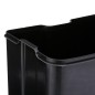 CUBO BASURA CON PEDAL BLANCO 30 L.