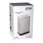 CUBO BASURA CON PEDAL BLANCO 30 L.