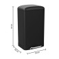 CUBO BASURA CON PEDAL BLANCO 30 L.