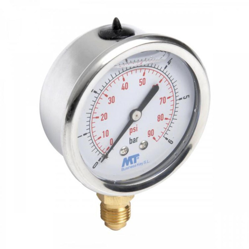 MANOMETRO INOX GLICER DN63 INF 0-10 BAR MANOMETRO INOX GLICER DN63 INF 0-10 BAR