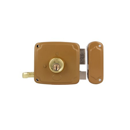 CERRADURA SOBREPONER 72U-100MM ESMALTADO ORO