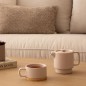 TETERA CERAMICA BEIGE. NATURE