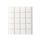 FIELTRO CUADRADO 17X17 BLANCO/MARRÓN FIELTRO CUADRADO 17X17 BLANCO/MARRÓN