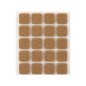 FIELTRO CUADRADO 17X17 BLANCO/MARRÓN FIELTRO CUADRADO 17X17 BLANCO/MARRÓN