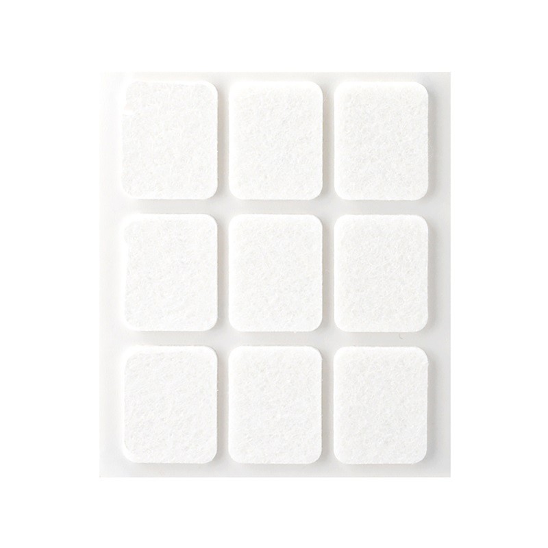 FIELTRO RECTANGULAR 29X23MM BLANCO/MARRÓN FIELTRO RECTANGULAR 29X23MM BLANCO/MARRÓN