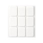 FIELTRO RECTANGULAR 29X23MM BLANCO/MARRÓN FIELTRO RECTANGULAR 29X23MM BLANCO/MARRÓN