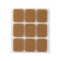 FIELTRO RECTANGULAR 29X23MM BLANCO/MARRÓN FIELTRO RECTANGULAR 29X23MM BLANCO/MARRÓN