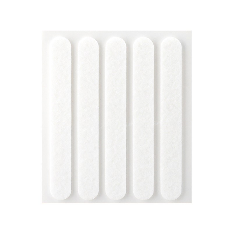 FIELTRO OVALADO 95X12MM BLANCO/MARRÓN FIELTRO OVALADO 95X12MM BLANCO/MARRÓN