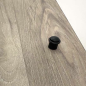 TOPE PUERTA SETA TP03 NEGRO 20MM