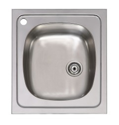FREGADERO INOX. 1S PRÁCTIC ARES 45x51CM