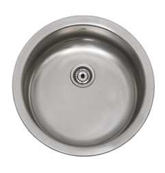 FREGADERO INOX. 1S PRÁCTIC LUJO Ø51CM