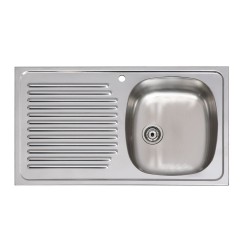 FREGADERO INOX. 1SEI PRÁCTIC ARES 80X51CM
