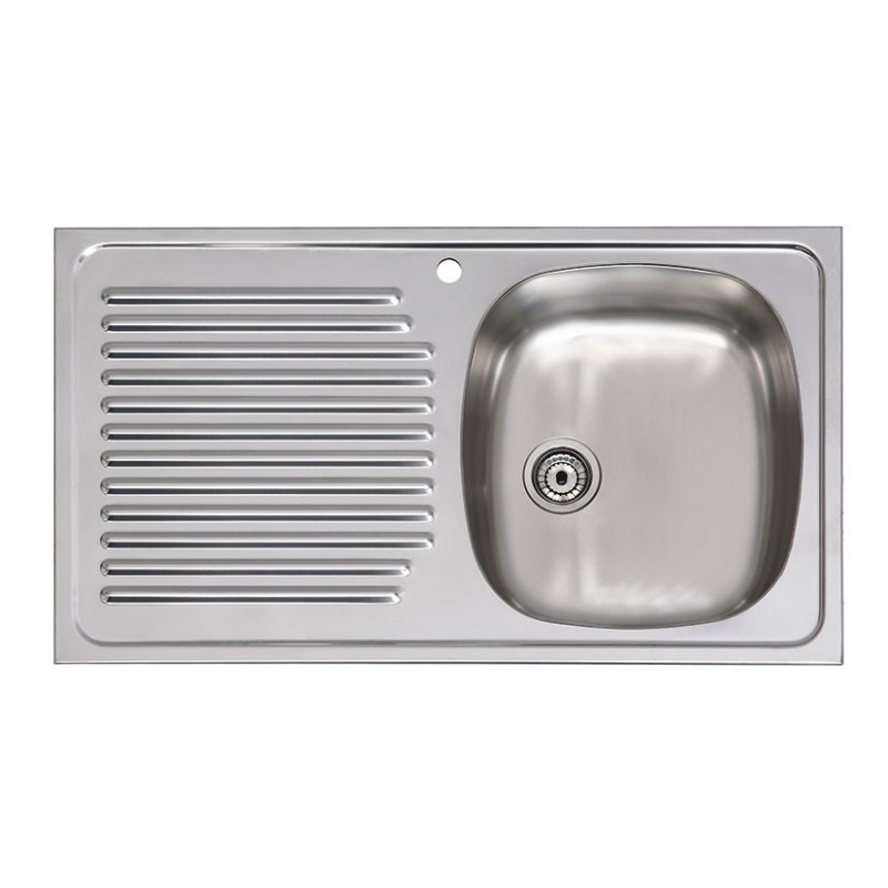 FREGADERO INOX 1SEI PRÁCTIC S/ARES 80X51