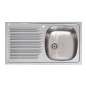 FREGADERO INOX 1SEI PRÁCTIC S/ARES 80X51