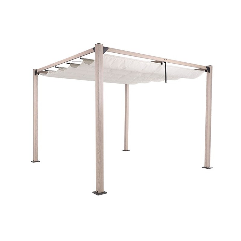 PÉRGOLA ALUMINIO TANGER 300X300XH.230CM