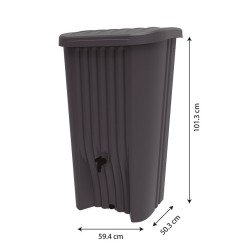 RECUPERADOR DE AGUA 150L ANTRACITA