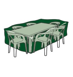 FUNDA MUEBLE PARA MESA + SILLAS 225X143X90CM