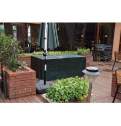 FUNDA MUEBLES POLIÉSTER MESA + SILLAS 225X143X90CM