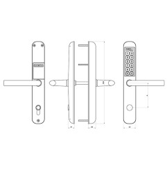 MANILLA DIGITAL EASY KEY MCM KS40SA9DL