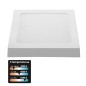 DOWNLIGHT LED CUAD.SUPERFICIE. 18W.3CCT.