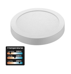 DOWNLIGHT LED REDONDO SUPERFICIE 18W 3