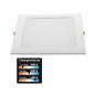 DOWNLIGHT LED CUAD. EMPOTRAR. 18W.3CCT.