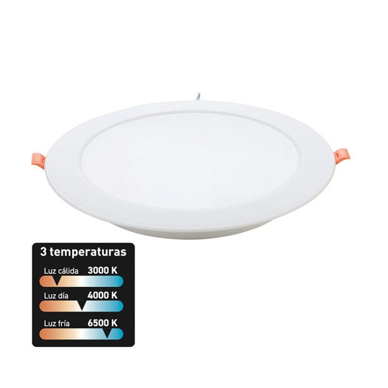 DOWNLIGHT LED REDONDO. EMPOTRAR. 18W-3CC