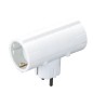 ADAPTADOR DOBLE TT CERÁMICO 16A-250V DUOLEC