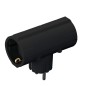 ADAPTADOR DOBLE TT CERÁMICO 16A-250V DUOLEC