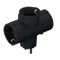 ADAPTADOR TRIPLE TT CEÁMICO 16A-250V