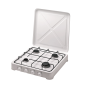 COCINA GAS 4 QUEMADORES CON TAPA BLANCA COCINA GAS 4 QUEMADORES CON TAPA BLANCA