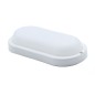 APLIQUE EXTERIOR 18W 6400K OVAL C/SENSOR