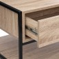 MESA CENTRO ALIAJ ROBLE NATURAL 100X40CM